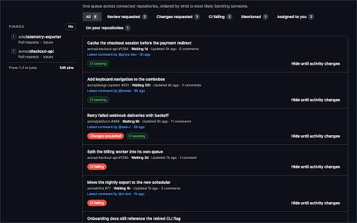 Octobase :: Replacement for the GitHub homepage.