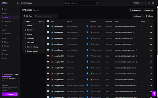 DataPit — Contact Lookup :: See who's in your DataPit database and reveal their work email as you prospect: on profiles, in your inbox, calendar and CRM.