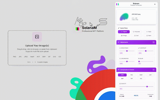 SolanaM Image Studio :: Powerful all-in-one Image Processor. Crop & Resize, Apply Filters, Convert & Compress, and Process images directly In Browser.