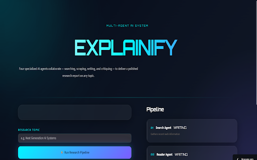 Explainify :: Provides instant, context-aware, simplified explanations on text selection.
