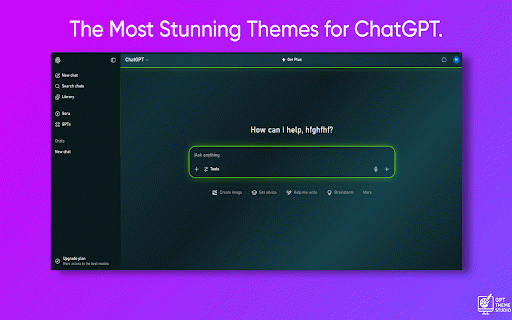 GPT Theme Studio : ChatGPT Theme Editor :: Your ChatGPT, your style. Unleash custom themes.