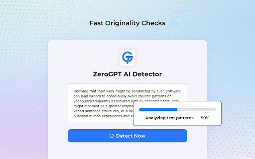 ZeroGPT Plus :: Advanced AI text detection and analysis tool - powered by ZeroGPT Plus technology