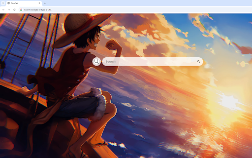 Luffy Sunset Live Wallpaper :: Sail into the sunset with Luffy's adventurous spirit, stunning visuals, and quick shortcuts.