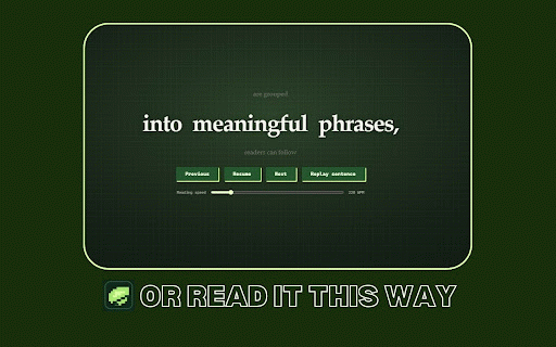 TempoLeaf - English Phrase Reading Trainer :: Read English in phrase chunks with focused playback, page marking, and instant definitions.