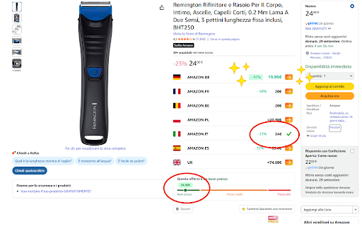 Best Price - Comparatore di prezzi Amazon in Europa :: Best Price è il modo più semplice per confrontare i prezzi Amazon in Europa e trovare subito le migliori offerte.