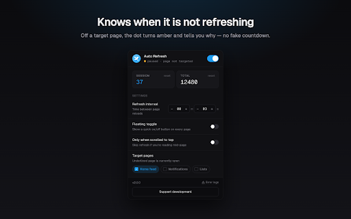 X (Twitter) Auto Refresher :: Auto refreshes X (Twitter) home page