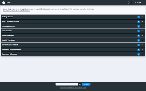 Leadify :: Discover how to create engaging digital podcast review videos using Notebook LM.