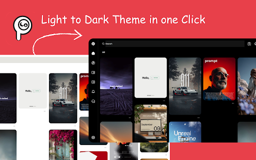 Pinterest Tool : Video Downloader | Light & Dark themes :: Download Pinterest videos easily with one click and switch seamlessly between Light and Dark themes.