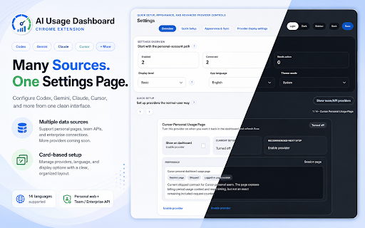 AI Usage Dashboard :: Track usage, setup blockers, and sync health across AI coding tools.