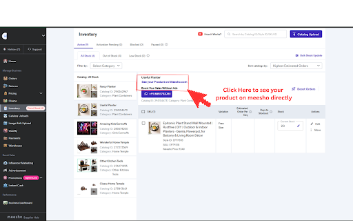 Meesho Product Finder For Seller / Supplier :: Find Meesho products instantly. Skip SIDs, save time, and grow your business—perfect for all sellers.