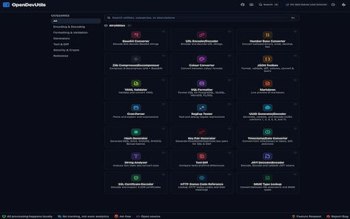 OpenDevUtils :: Essential developer utilities