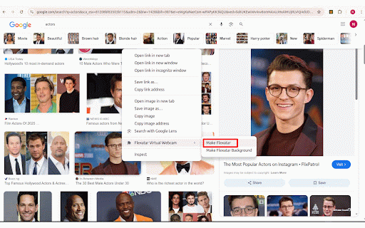 Flexatar Virtual Webcam :: Virtual camera with made by single photo realistic speaking avatar.