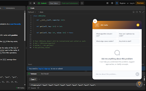 ThinkFlow :: Flow through problems. Master the logic. Instant resources and AI help for LeetCode & Codeforces.