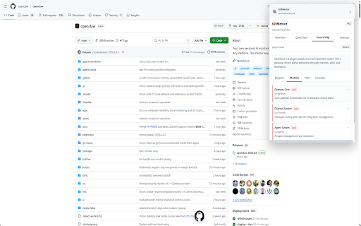 GitMentor - GitHub Project Learning Assistant :: Learn GitHub projects smarter: understand, use, and read source code in 5-10 minutes