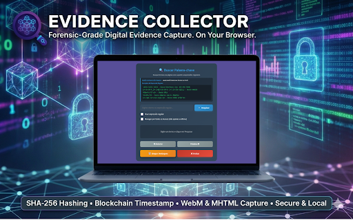 Evidence Collector :: Forensic tools: native screen capture, video extraction, identifiers and links (Chrome/Chromium only)