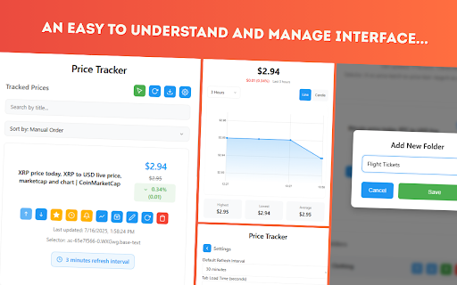 Price Tracker - Deal Alerts & Price History :: Automatically track prices on any site. Get instant price drop alerts, view price history charts, and save money. Free trial!