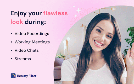 Beauty Filter :: Instantly improves the way you look on video calls and streams!