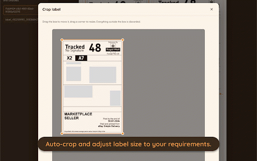 Waffl – Smarter Postage Label Printing :: Lay out postage label PDFs on A4 for eBay, Etsy & more. Custom templates, free positioning and flexible layouts. Perfect every time.