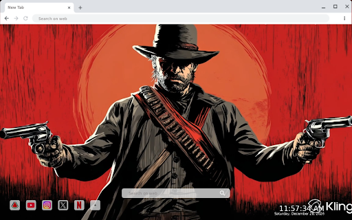RDR2 Arthur Morgan Live Wallpaper :: Transform your new tab with stunning HD live wallpapers of Arthur Morgan from RDR2, bringing the Wild West to your browser.