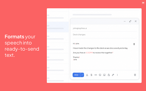 Tapfree: Voice Dictation :: Voice dictation that adapts to what is on your screen.