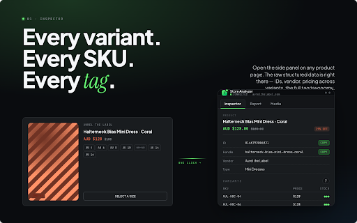 Shopify Product Research Tool :: Extract product and collection data from Shopify storefronts via public JSON endpoints.