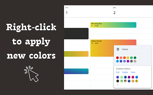 Color Me Calendar :: Customize your Google Calendar with unlimited custom colors