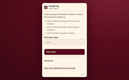StudyCog Web Capture :: Capture selected text or an area of any web page straight into your StudyCog library.