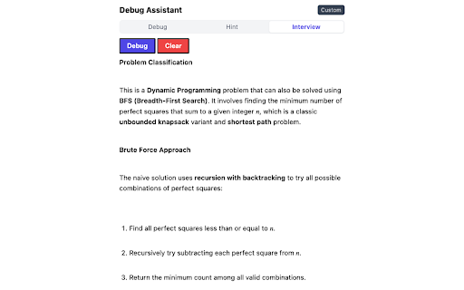 LeetCode Debug Assistant :: AI-Assistant LeetCode Debugger