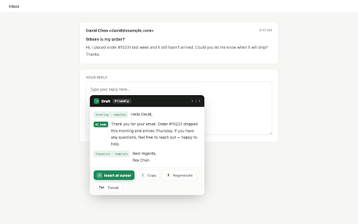 Keyjot — AI Reply, Email Templates, Snippets, Text Expander: Gmail, Outlook :: AI replies, templates, snippets and canned responses in any text box. One hotkey works across LinkedIn, Outlook, Gmail and more.