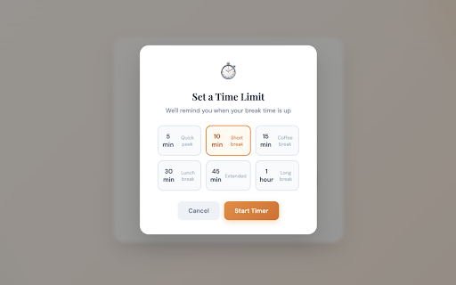 Lock-In Mode :: Interrupts distracting sites with motivational quotes
