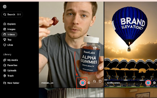 Sora Video Downloader :: Extract and download videos from Sora.com - visit sora.com to use this extension