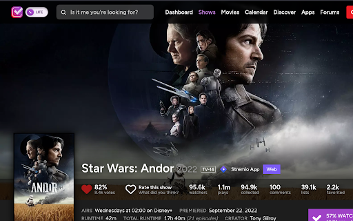 Stremio Web Button for Trakt :: Adds a styled Stremio Web button to Trakt.tv movie and show pages.