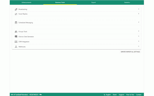 WA WEB AI Plus :: Add more tools and options for WhatsApp Web for more privacy and reliability.