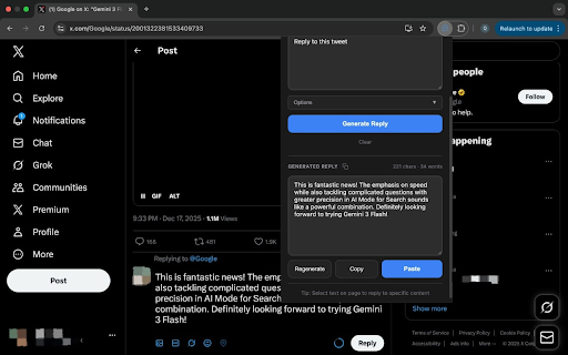 SuggestMe AI - Free Reply Generator :: Free AI reply generator for emails and chats. Write faster on any website.