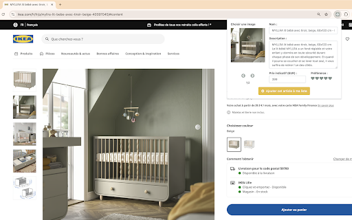 Ma Jolie Liste : Ajoutez vos cadeaux en un clic :: Ajoutez vos coups de cœur depuis n’importe quel site à votre liste de naissance majolieliste.fr, simplement et rapidement.