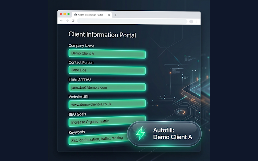 SEO AutoFill Pro/ Roboform Free Alternative :: Auto-fills directories, social bookmarking, and link-building forms using secure SEO profiles.