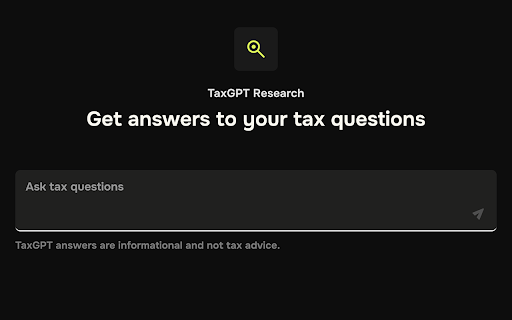 TaxGPT :: Your AI tax assistant!