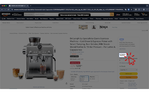 AlarmBot - Price & Content Tracker :: Track price, stock, and content changes on any website and get notified instantly when something changes.