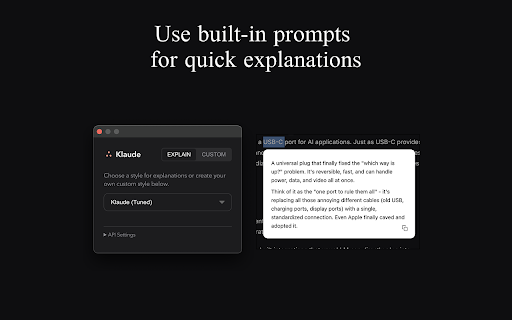 Klaude :: Klaude: AI Text Processing with Claude.