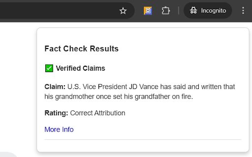 FactCheck+ - AI-Powered Claim Verification :: Fact-check claims, URLs, and text instantly using Google Fact Check Tools API. Supports multiple languages.