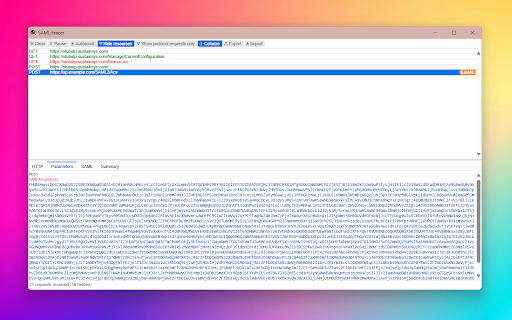SAML-tracer :: A debugger for viewing SAML messages