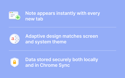 Quick Note Tab :: Transform your background browser tab into a quick note-taking space