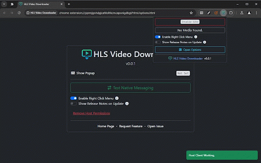 HLS Video Downloader :: HLS Video Downloader Web Extension with Native Application using FFmpeg.