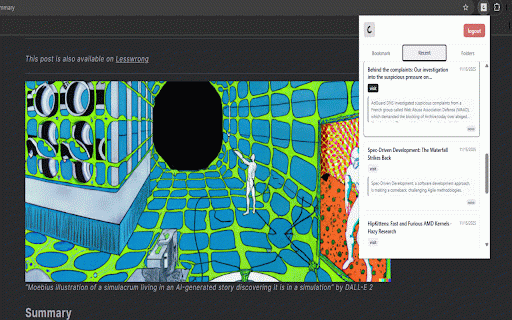 Csphere :: Easily save, organize, enrich, and semantically search over your tabs.