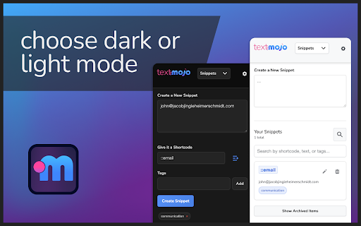 Text Mojo :: Text expansion, word counting, case conversion, and Lorem Ipsum generation tools in a convenient sidebar.