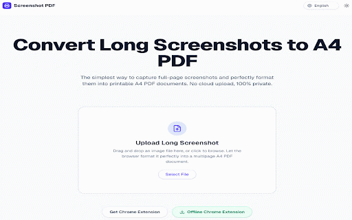 Web to PDF Pro: Full Page Capture & A4 Pagination :: Convert entire webpages into professional A4 PDFs. Perfect for printing, archiving, and offline reading. No messy long images.
