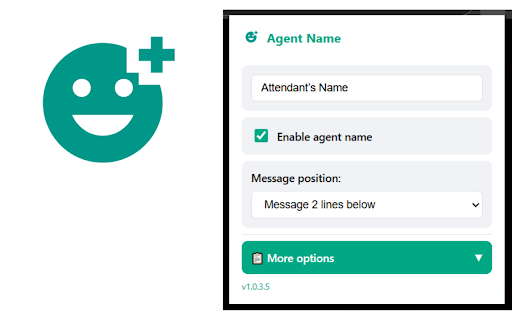 Agent Name For WhatsApp :: Automatically inserts your agent name in WhatsApp web
