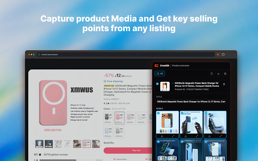 CreatOK - Free TikTok Transcript Generator & AI Video Prompt :: Analyze TikTok scripts and product selling points for free, then create marketing-ready video concepts and prompts.