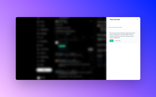 Repl – Smart Reply Generator :: AI replies for every tweet.