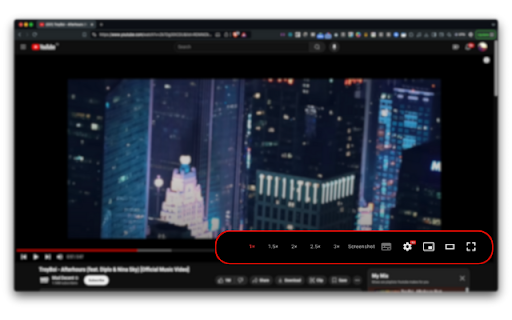 YouTube Snapper: Screenshot & Playback Speed Controller :: Capture screenshots from YouTube videos and controls playback speed.